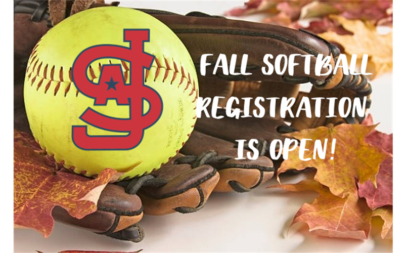 FALL SOFTBALL REGISTRATION IS OPEN!