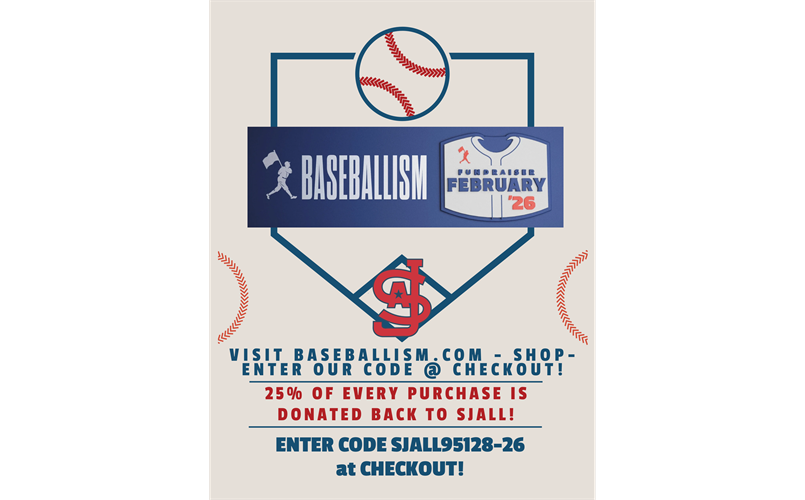BASEBALLISM FUNDRAISER FEBRUARY IS HERE!